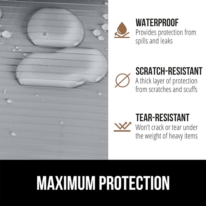 GORILLA GRIP DuraGuard Shelf Liner, 17.5x30 Non-Adhesive Cabinet Liners - Image 4