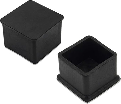 Flyshop Non-Slip Thick Rubber Leg Tips Floor Protectors Square Chair Leg Caps - Image 4