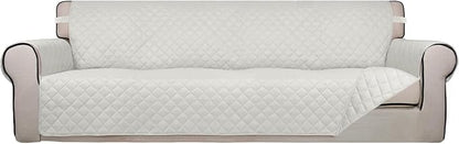 PureFit Reversible Quilted Sofa Cover, Water Resistant Slipcover Furniture by PureFit