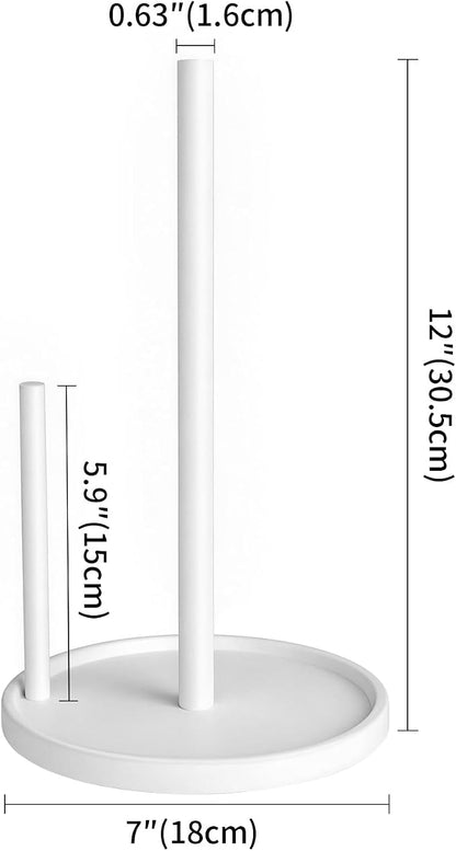 Jesginboo Paper Towel Holder Countertop, Paper Roll Holder - Image 6