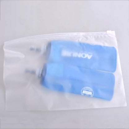 TRIWONDER TPU Soft Folding Water Bottles BPA-Free Collapsible Flask for Hydration Pack - Ideal for Running Hiking Cycling Climbing (250ml/8.45oz - Pack of 2)