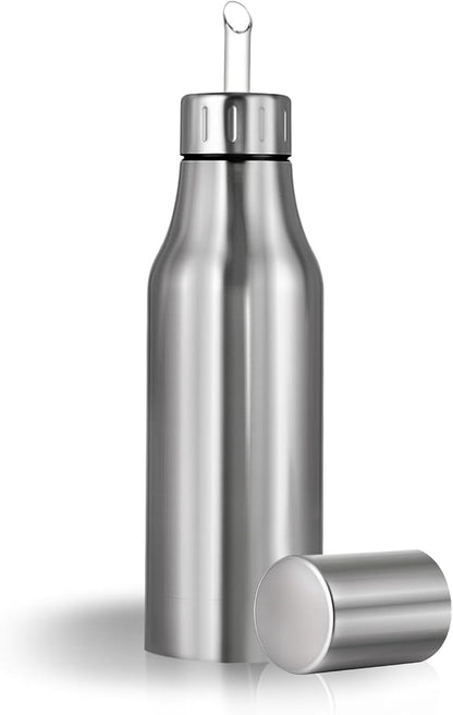 Stainless Steel Oil Dispenser Bottle - 1000ML Leak-Proof Oil Container by OlBuWa