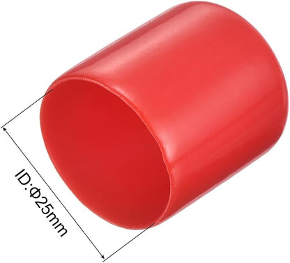 uxcell 20pcs Rubber End Caps 25mm ID Vinyl Round Tube Bolt Cap Cover Thread - Image 3