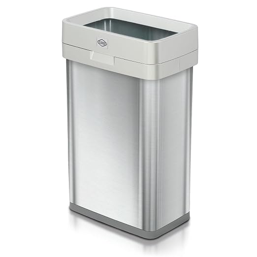Clorox 13 Gallon Trash Can - 50L Slim Open Top Garbage Bin by Clorox