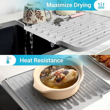 Foldable Silicone Dish Drying Mat - Image 4
