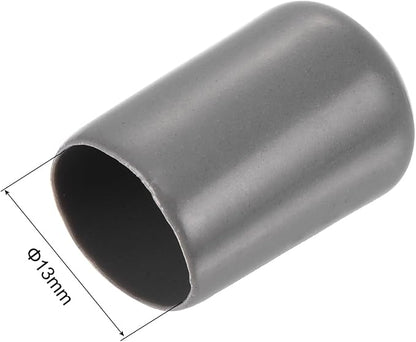 uxcell 20pcs Rubber End Caps 13mm ID Vinyl PVC Round Tube Bolt Cap Cover Screw - Image 3