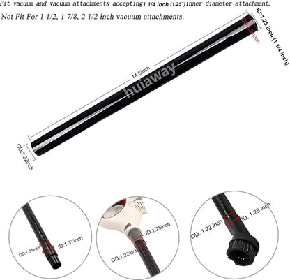 3 Pcs 1.25inch 32mm Vacuum Extension Wand 1 1/4" Plastic Wand Pipe - Image 2