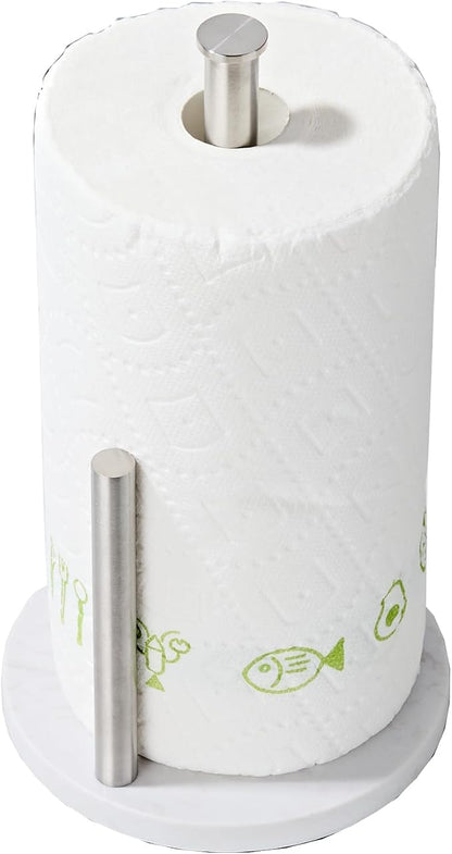 Brushed Nickel Paper Towel Holder, Stainless Steel Paper Towel Holder by KUUBTH