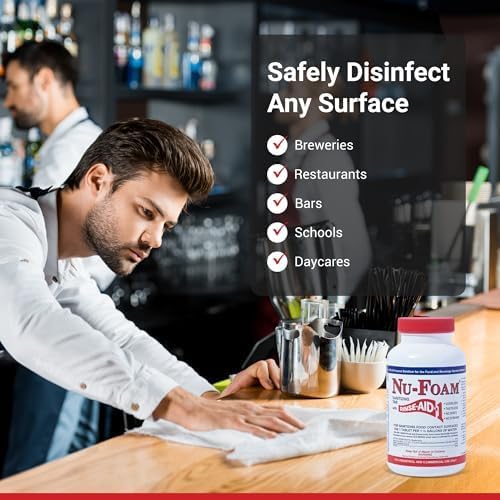 Nu-Foam Sanitizing Tablets for Bar Glassware – Superior Rinse Aid - Image 6