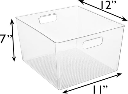 ClearSpace Clear Plastic Storage Bins – XL 4 Pack Perfect - Image 6