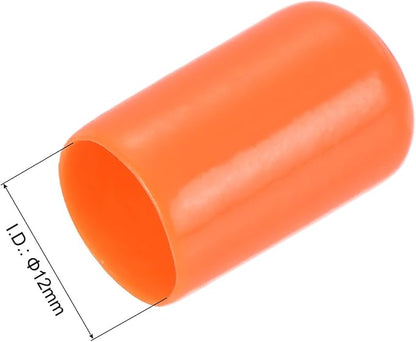 uxcell 20pcs Rubber End Caps 12mm ID Vinyl Round Tube Bolt Cap Cover Screw - Image 3