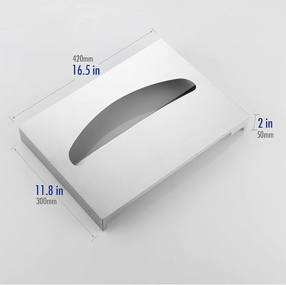 Toilet Seat Cover Dispenser Wall Mounted SUS 304 Stainless Steel Brushed - Image 5