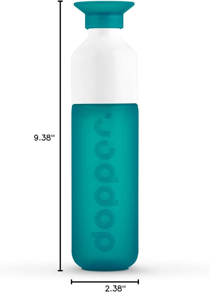 Preserve Dopper Water Bottle, 15.25 Ounce, Tidal Teal