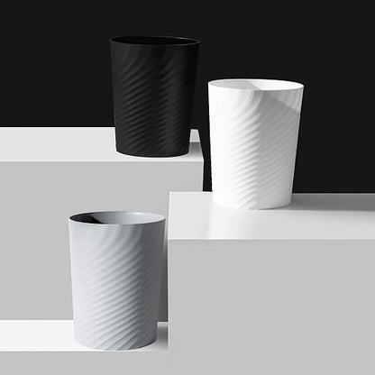 UUJOLY Plastic Small Trash Can Wastebasket, Garbage Container Basket - Image 4
