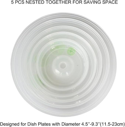 Microwave Covers for Food 5 PCS Microwave Splatter Lid Cover Dish Cover Plate - Image 6