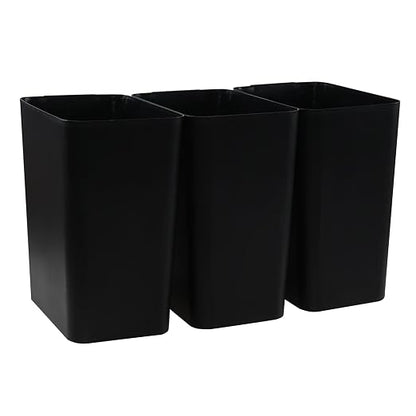 Xyskin 4.5 Gallon Plastic Garbage Bin, Deskside Wastebasket, Waste Can by Xyskin