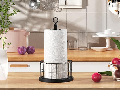 Homode Paper Towel Holder Countertop, Free-Standing Paper Towel Rack - Image 7