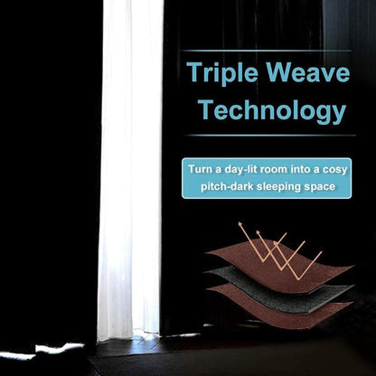 RYB HOME Blackout Curtains for Kitchen, Small Window Curtains Blinds, Thermal - Image 4