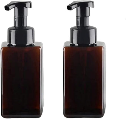 Foaming Soap Dispenser, 450ml Refillable Modern Square Pump Bottle by coldchill