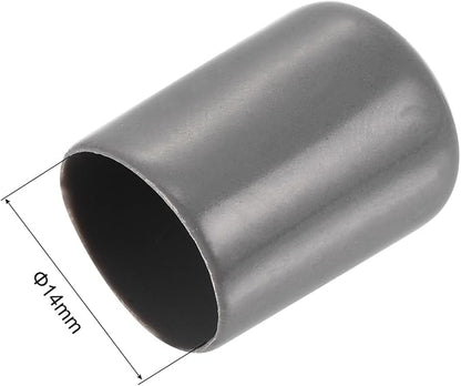uxcell 20pcs Rubber End Caps 14mm ID Vinyl PVC Round Tube Bolt Cap Cover Screw - Image 3