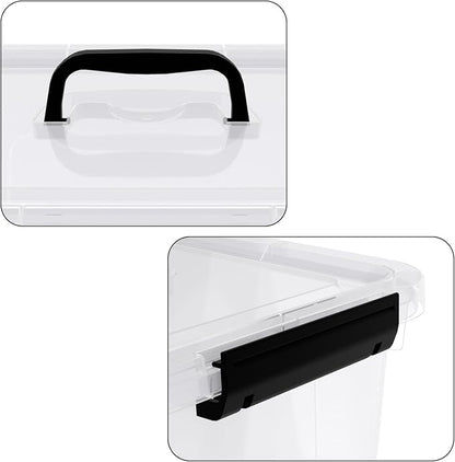 10.5 L Clear Latch Storage Bin - Image 3