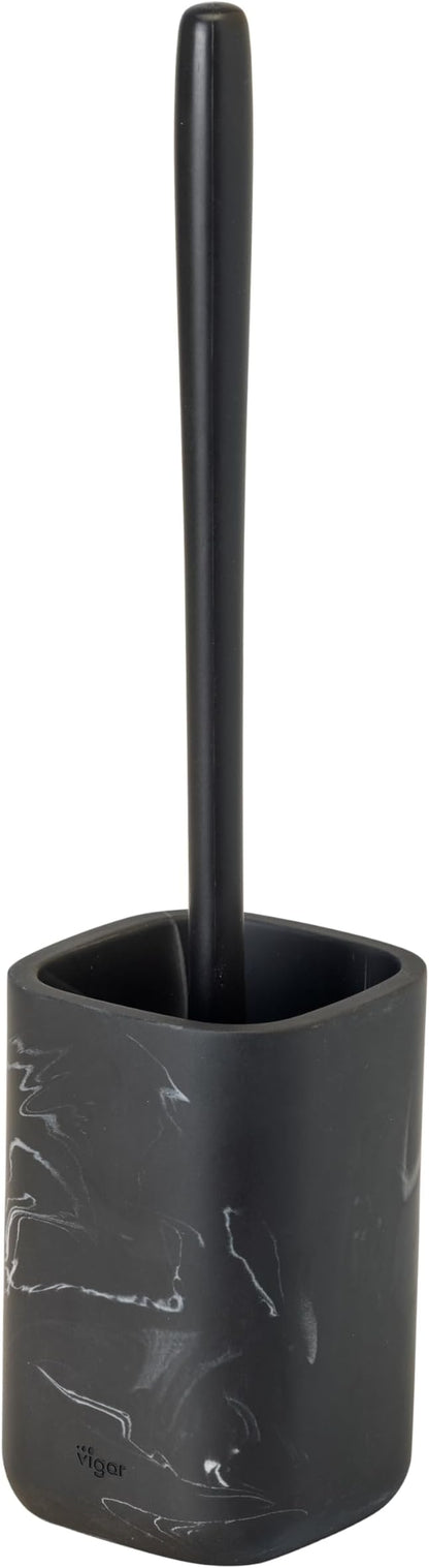 Vigar Zense Toilet Brush and Holder Set, Toilet Bowl Brush by VIGAR