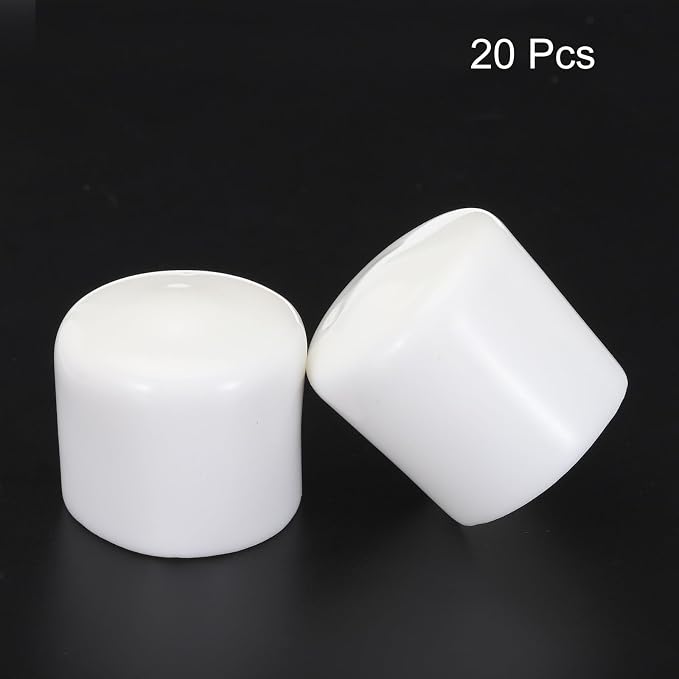 uxcell 20pcs Rubber End Caps 29mm ID Vinyl Round Tube Bolt Cap Cover Screw - Image 2