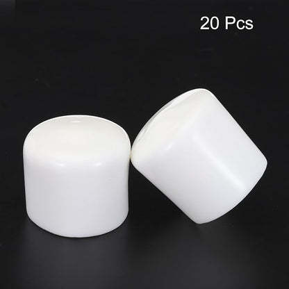 uxcell 20pcs Rubber End Caps 29mm ID Vinyl Round Tube Bolt Cap Cover Screw - Image 2