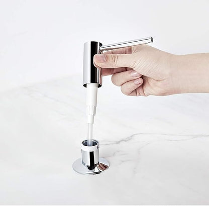 Samodra Sink Soap Dispenser, Metal Pump Head Liquid Lotion Countertop Kitchen - Image 2