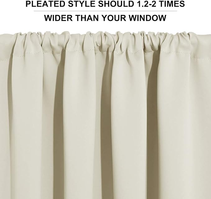 RYB HOME Short Curtains for Bedroom - Image 5
