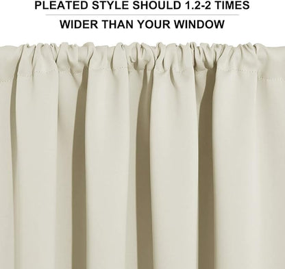 RYB HOME Short Curtains for Bedroom - Image 5