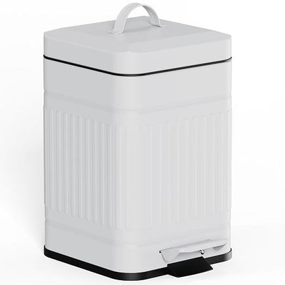CEROELDA Small Trash Can with Lid-5L/1.3 Gal, Stainless Steel Outdoor Dog Poop by WelcometoCEROELDA