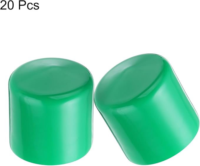 uxcell 20pcs Rubber End Caps 43mm ID Vinyl PVC Round Tube Bolt Cap Cover Screw - Image 2