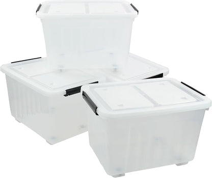 Bringer 70 Qt Latching Plastic Storage Containers - Image 7