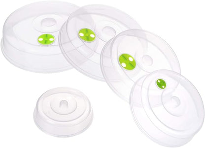 Set of 5 Microwave Plate Covers by TENINYU