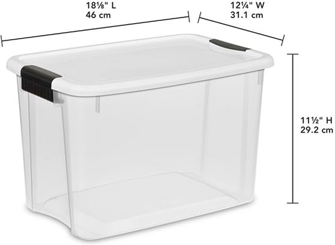 Sterilite 24-Pack Ultra Latching Box, Storage Bins - Image 3