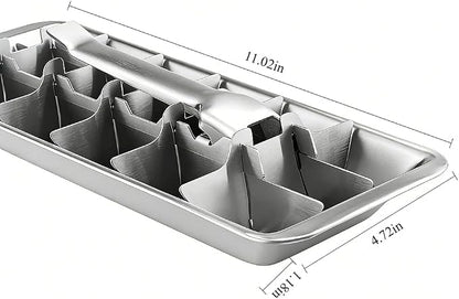 Stainless Steel Ice Cube Trays, 18-Slot Detachable & Easy-Release Freezer Tray - Image 2