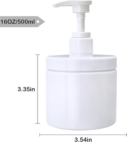 Cosywell Pump Bottle Dispenser Plastic Pump Bottles Refillable Bottles Wide - Image 2