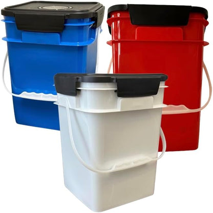 House Naturals 4 Gallon Square Food Grade Bucket Pail by House+Naturals