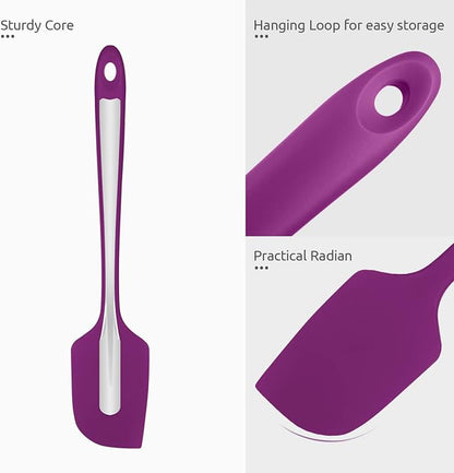 Heat Resistant Silicone Large Spatula: U-Taste 600ºF High Heat Flexible 11.38in - Image 6
