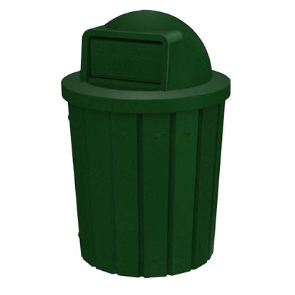 42 Gallon Slatted Circle 100% Recycled Plastic Commercial Outdoor and Indoor by SturdyEssentials
