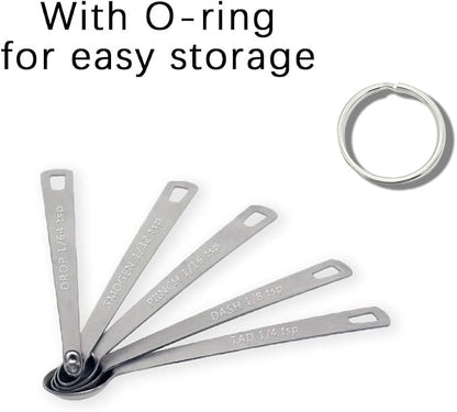 2Pack Mini Measuring Spoons Set, Heavy Duty Stainless Steel Teaspoon - Image 3