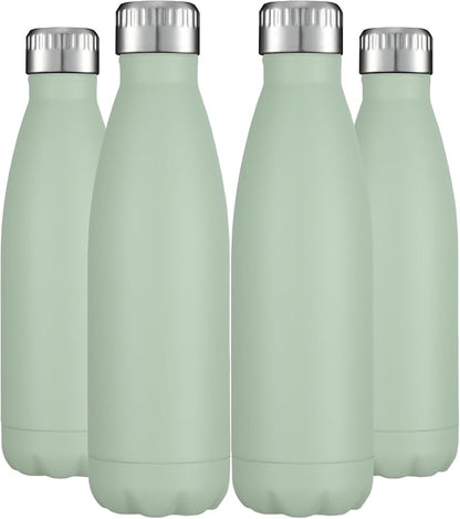 HASLE OUTFITTERS 17oz Stainless Steel Water Bottles Bulk, Vacuum Insulated by HASLEOUTFITTERS