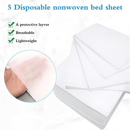 100Pcs Disposable Massage Table Sheets 31.5" x 71" Non-Woven Fabric Bed Covers - Image 5