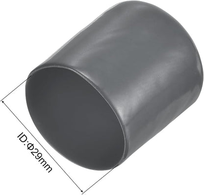 uxcell 20pcs Rubber End Caps 29mm ID Vinyl Round Tube Bolt Cap Cover Thread - Image 3