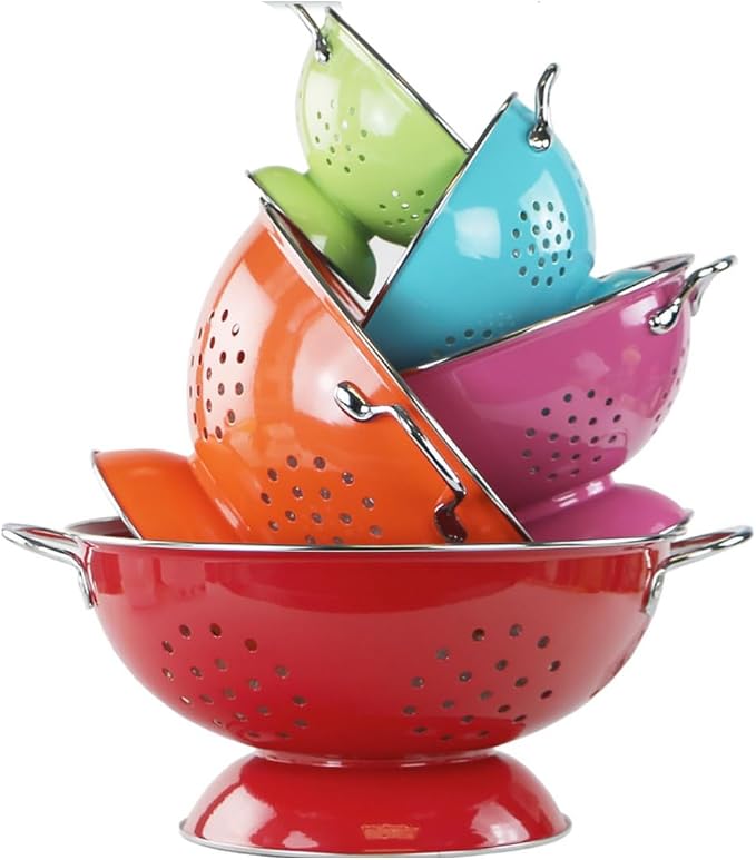 Calypso Basics by Reston Lloyd Powder Coated Enameled Colander - Image 8