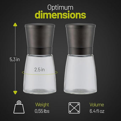 ZOLMER® Premium Stainless Steel Salt and Pepper Grinder Set manual | Adjustable - Image 6