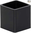 12 Pcs Black Square Anti-Slip Rubber Leg Tips Chair Leg Caps Furniture Floor Protectors Chair Table Bar Stool Leg Covers Furniture Leg Cube Feet 1.57 Inch x 1.57 Inch (40 x 40mm)