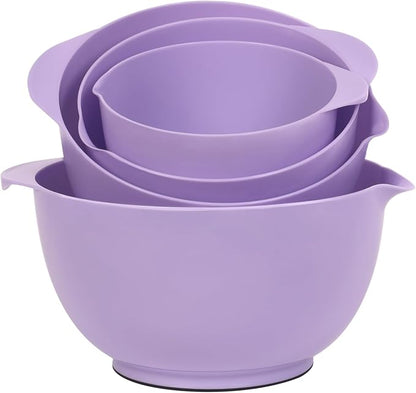 BoxedHome Nesting Plastic Mixing Bowl Set, 4 Piece Mixing Bowl Set - Image 5