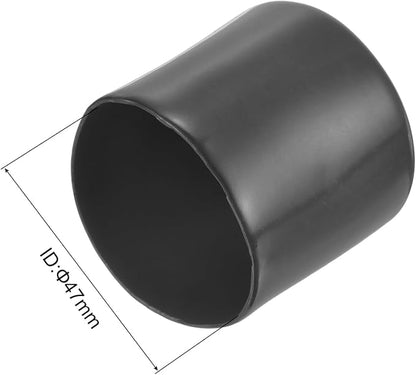 uxcell 20pcs Rubber End Caps 47mm ID Vinyl Round Tube Bolt Cap Cover Thread - Image 3